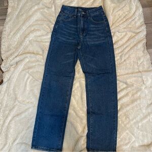 SHEIN blue straight leg jeans size XS